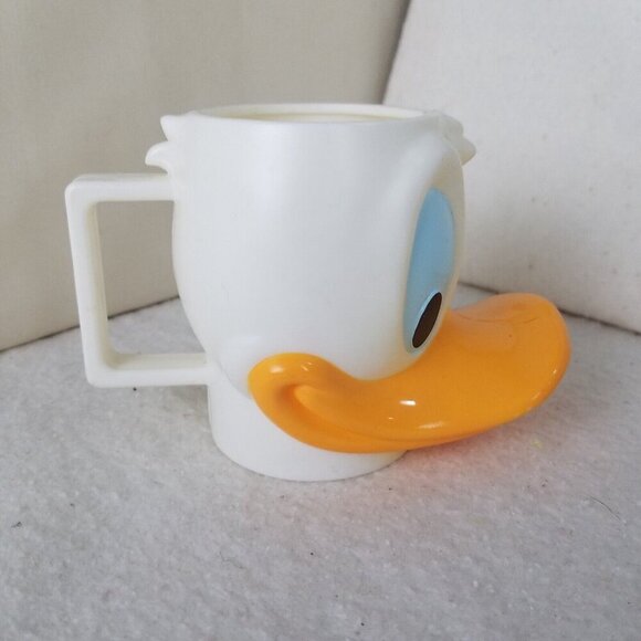 Donald Duck Mug Cup blue Hat "Lid" - Walt Disney Pure Fruit Juice no-straw - Picture 8 of 9